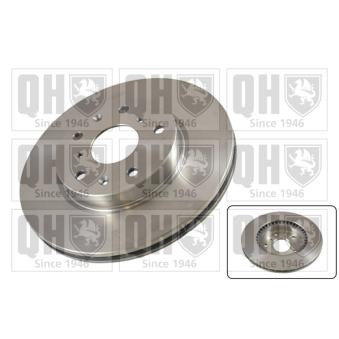 Jeu de 2 disques de frein avant QUINTON HAZELL OEM 5531179J02