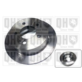 Jeu de 2 disques de frein arrière QUINTON HAZELL OEM 4840109000