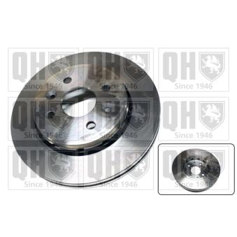 Jeu de 2 disques de frein avant QUINTON HAZELL OEM 0K2N233251