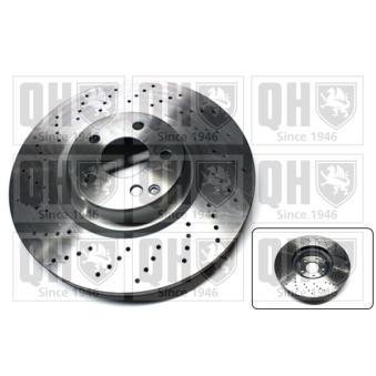 Jeu de 2 disques de frein avant QUINTON HAZELL OEM 2214211812