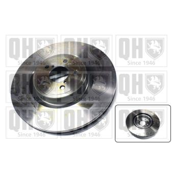 Jeu de 2 disques de frein avant QUINTON HAZELL OEM 26300FE000