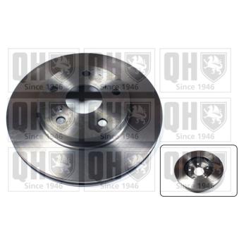 Jeu de 2 disques de frein avant QUINTON HAZELL OEM 4351212670
