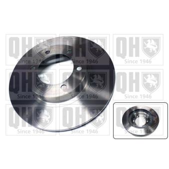 Jeu de 2 disques de frein avant QUINTON HAZELL OEM 4351260150