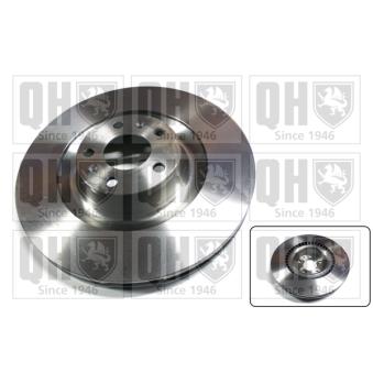 Jeu de 2 disques de frein avant QUINTON HAZELL BDC5688 pour VOLKSWAGEN PHAETON 3.0 V6 TDI 4motion - 233cv