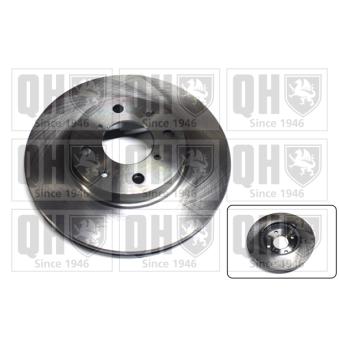 Jeu de 2 disques de frein avant QUINTON HAZELL OEM 5531163J01