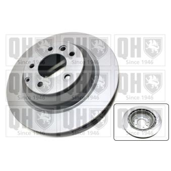 Jeu de 2 disques de frein arrière QUINTON HAZELL OEM 7L8615601A