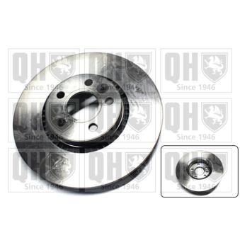 Jeu de 2 disques de frein avant QUINTON HAZELL OEM 31400764