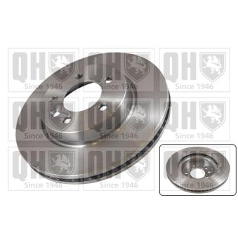 Jeu de 2 disques de frein avant QUINTON HAZELL [BDC5731]