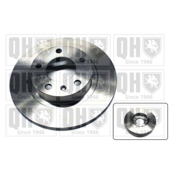 Jeu de 2 disques de frein arrière QUINTON HAZELL OEM 569418