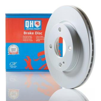 Jeu de 2 disques de frein avant QUINTON HAZELL BDC5781 pour MERCEDES-BENZ SPRINTER 1.25 - 82cv