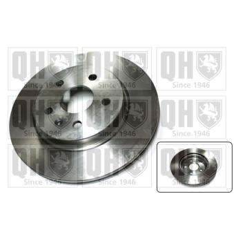 Jeu de 2 disques de frein arrière QUINTON HAZELL OEM 13501314