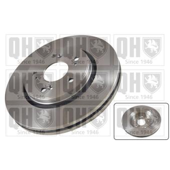Jeu de 2 disques de frein avant QUINTON HAZELL OEM 45251SWWG01