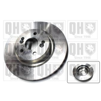 Jeu de 2 disques de frein avant QUINTON HAZELL OEM 7701210178