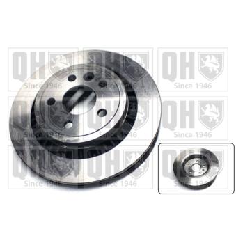 Jeu de 2 disques de frein arrière QUINTON HAZELL BDC5849 pour VOLVO XC60 2.0 D3 - 150cv