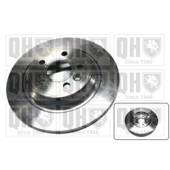 Jeu de 2 disques de frein arrière QUINTON HAZELL OEM 31471746