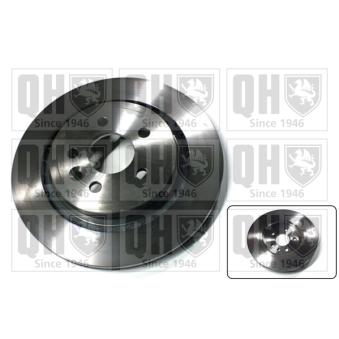 Jeu de 2 disques de frein arrière QUINTON HAZELL [BDC5852]