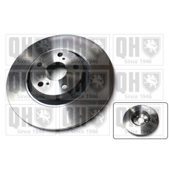 Jeu de 2 disques de frein avant QUINTON HAZELL OEM 4351205090