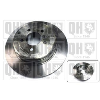 Jeu de 2 disques de frein arrière QUINTON HAZELL OEM SDB000211 Jeu de 2 disques de frein arrière QUINTON HAZELL OEM SDB000211