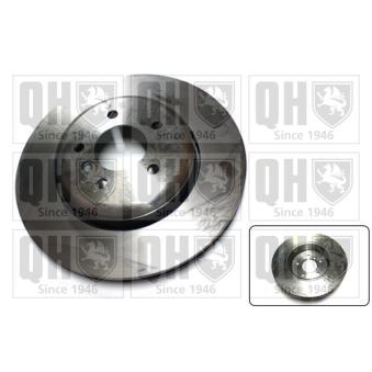 Jeu de 2 disques de frein arrière QUINTON HAZELL OEM 34216763827