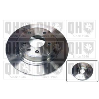 Jeu de 2 disques de frein arrière QUINTON HAZELL OEM 95527033