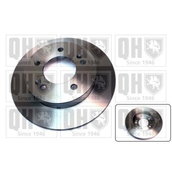 Jeu de 2 disques de frein arrière QUINTON HAZELL BDC5960 pour KIA VENGA 1.6 16V - 125cv