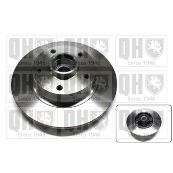 Jeu de 2 disques de frein arrière QUINTON HAZELL OEM 432001539R