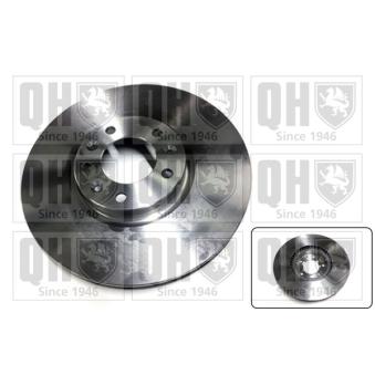 Jeu de 2 disques de frein avant QUINTON HAZELL BDC5988 pour DAIHATSU APPLAUSE PureTech 110 - 110cv