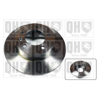 Jeu de 2 disques de frein arrière QUINTON HAZELL OEM 4320600Q0J