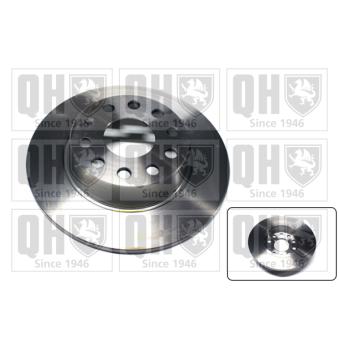Jeu de 2 disques de frein arrière QUINTON HAZELL OEM 8P0098601F