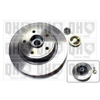 Jeu de 2 disques de frein arrière QUINTON HAZELL OEM 7701208850