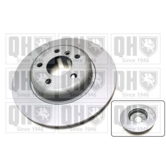 Jeu de 2 disques de frein avant QUINTON HAZELL OEM 34116794429