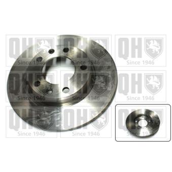 Jeu de 2 disques de frein arrière QUINTON HAZELL OEM 1642776280