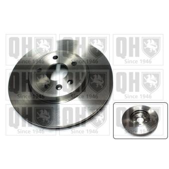 Jeu de 2 disques de frein avant QUINTON HAZELL OEM 95519224