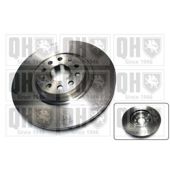 Jeu de 2 disques de frein avant QUINTON HAZELL OEM 1K0615301AD Jeu de 2 disques de frein avant QUINTON HAZELL OEM 1K0615301AD