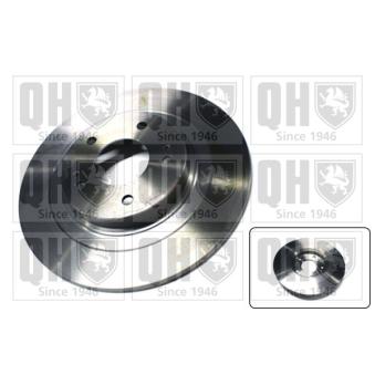 Jeu de 2 disques de frein arrière QUINTON HAZELL OEM 4615A125