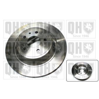Jeu de 2 disques de frein arrière QUINTON HAZELL OEM GV612A315AA