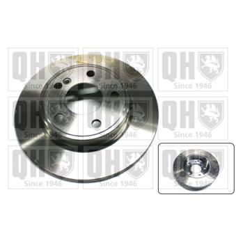 Jeu de 2 disques de frein arrière QUINTON HAZELL OEM 2464230012