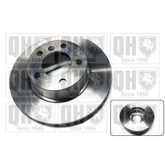 Jeu de 2 disques de frein avant QUINTON HAZELL OEM 34116792217