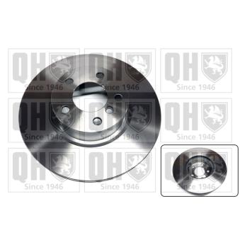Jeu de 2 disques de frein avant QUINTON HAZELL OEM 34106787490
