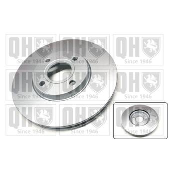 Jeu de 2 disques de frein avant QUINTON HAZELL BDC6144 pour HYUNDAI SONATA 1.5 Ti-VCT - 110cv