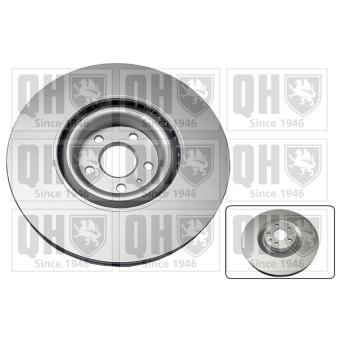 Jeu de 2 disques de frein avant QUINTON HAZELL BDC6178 pour CHEVROLET AVALANCHE D4 - 190cv