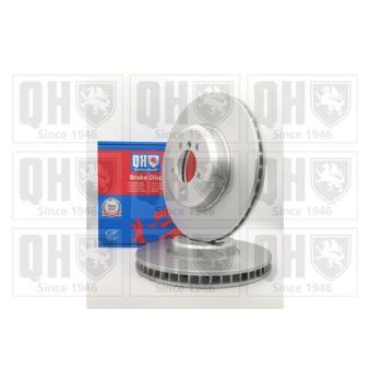 Disque de frein arrière gauche QUINTON HAZELL BDC6221 pour BMW Série 6 640 d - 313cv