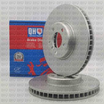 Disque de frein arrière droit QUINTON HAZELL BDC6222 pour BMW Série 6 640 d - 313cv