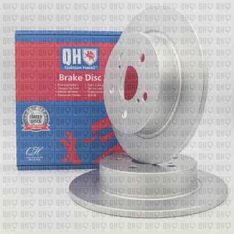 Jeu de 2 disques de frein arrière QUINTON HAZELL BDC6226 pour TOYOTA C-HR 2.0 Hybrid - 152cv