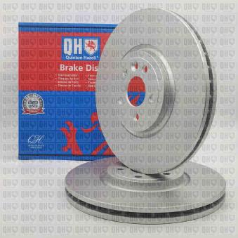Jeu de 2 disques de frein avant QUINTON HAZELL [BDC6231]