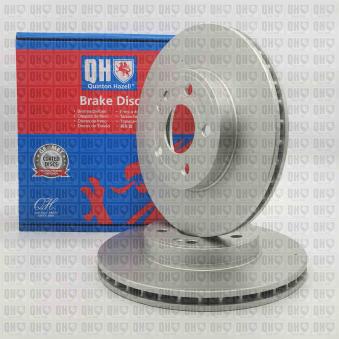 Jeu de 2 disques de frein avant QUINTON HAZELL OEM 2474210312