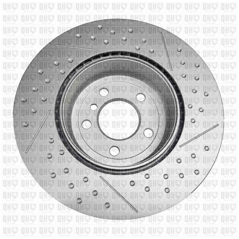 Jeu de 2 disques de frein arrière QUINTON HAZELL BDC6245 - Visuel 1