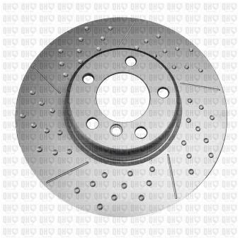 Jeu de 2 disques de frein avant QUINTON HAZELL OEM 34106797602