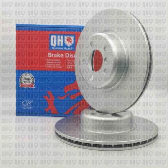 Jeu de 2 disques de frein avant QUINTON HAZELL BDC6249 pour BMW X3 xDrive 20 d - 190cv