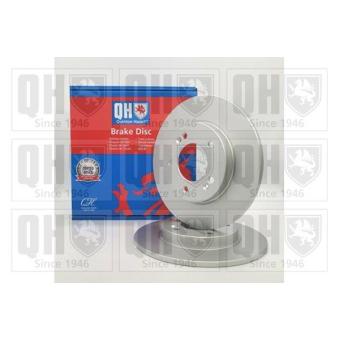 Jeu de 2 disques de frein arrière QUINTON HAZELL BDC6256